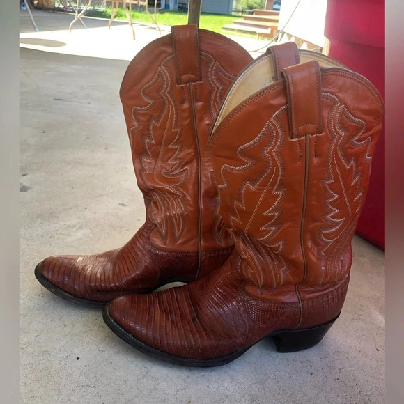 Justin 8303 Exotic Lizard Boots - Picture 5 of 7